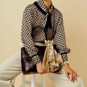 NWT Richard Allan x H & M blouse size 12